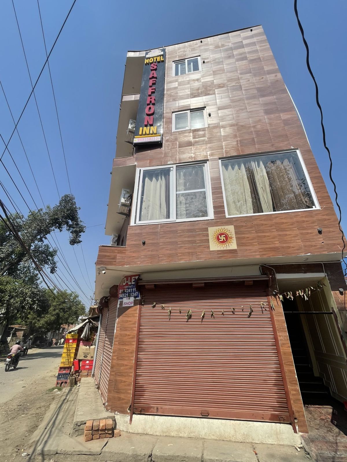 Front of Hotel Saffron Inn