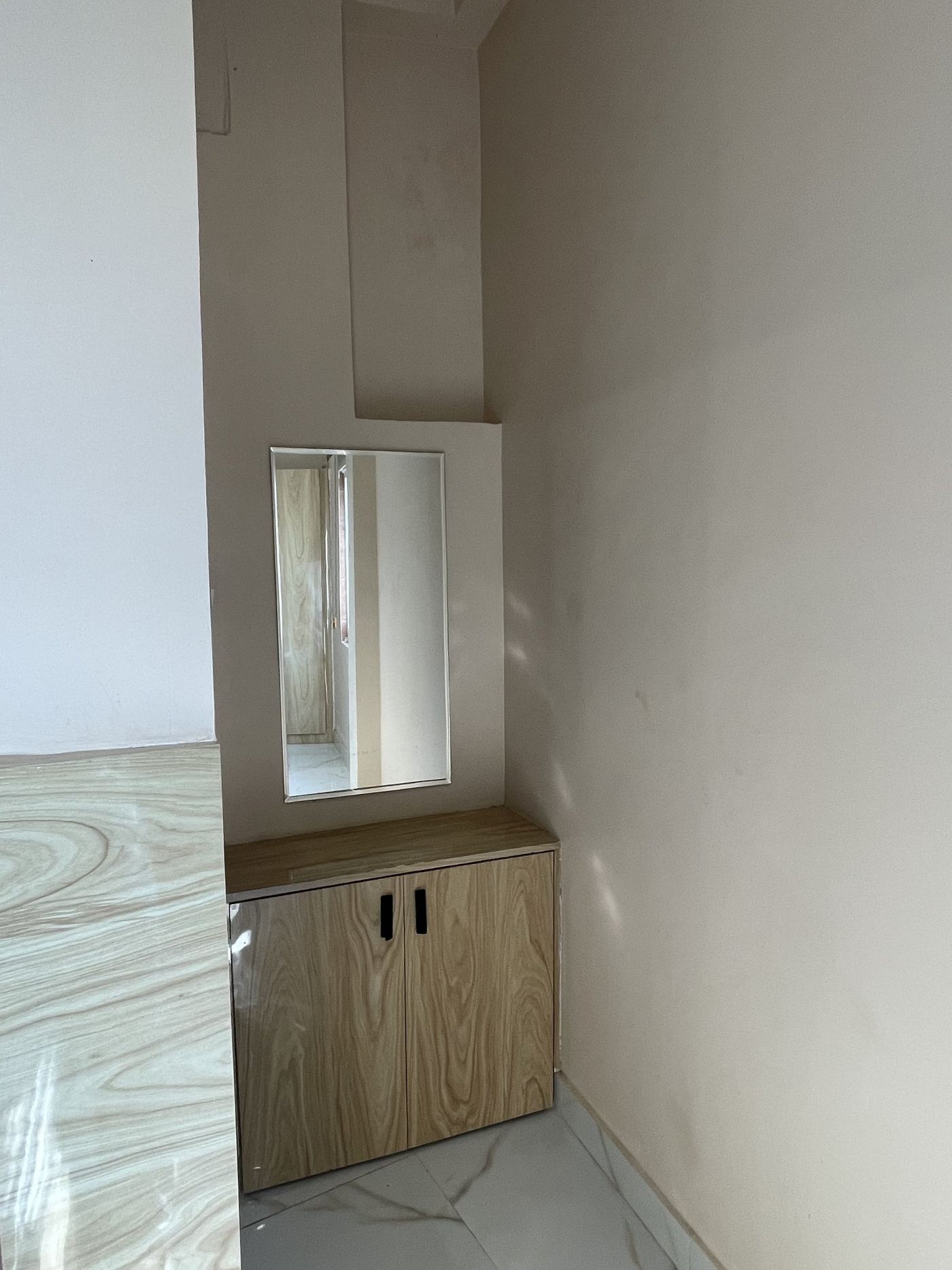 Mirror and storage